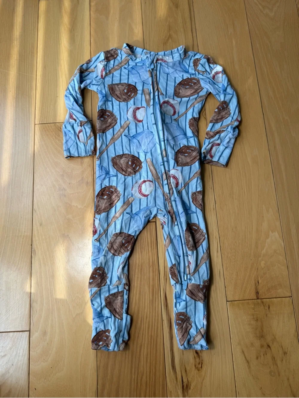 Posh Peanut 3-6M Baseball Romper